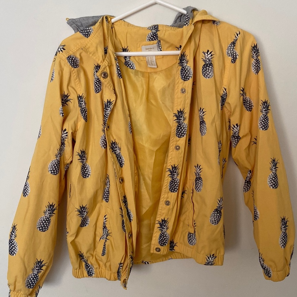 Forever 21 Pineapple Jacket for Girls
